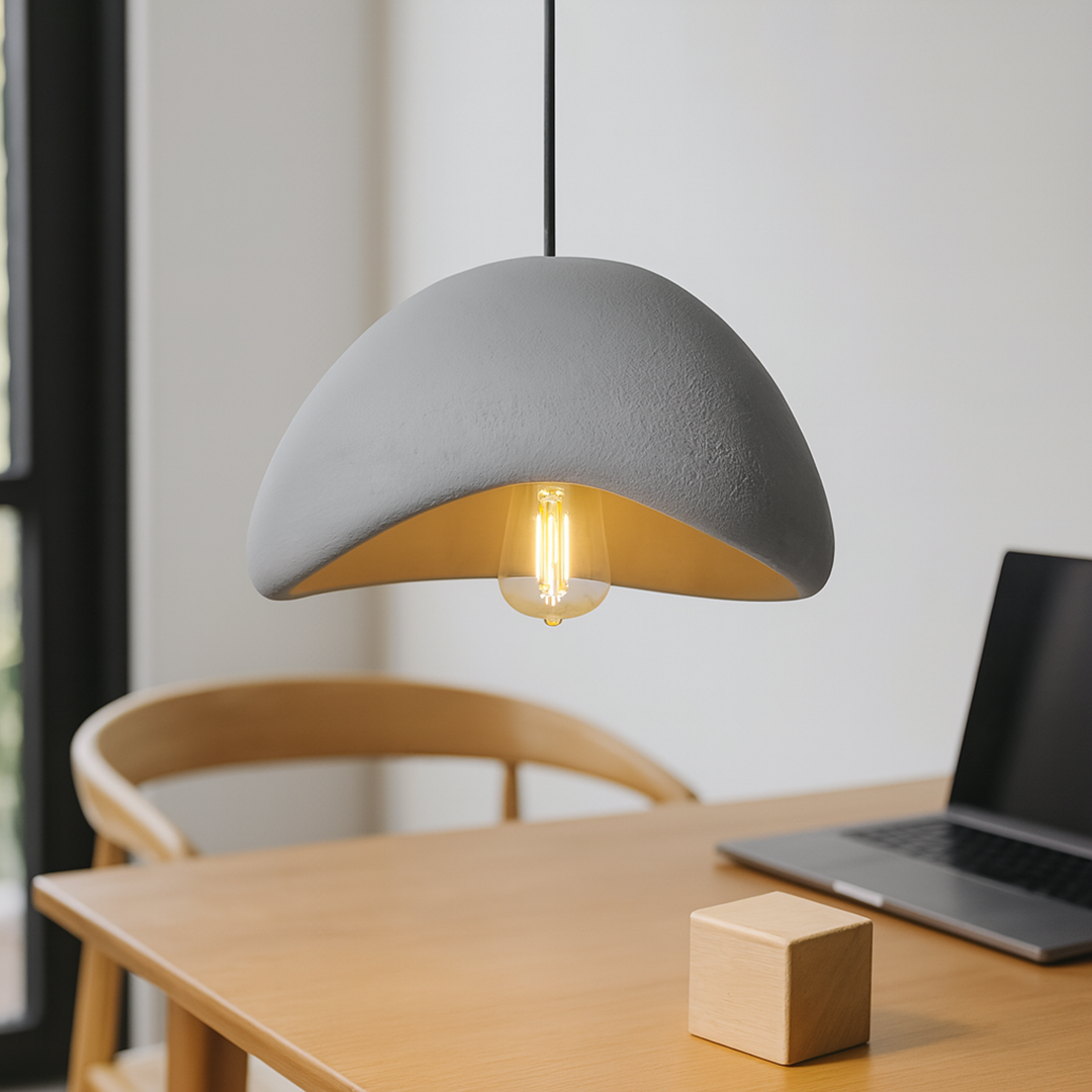 Lampa Wisząca W Stylu Japońskim | Kształt Kokonu