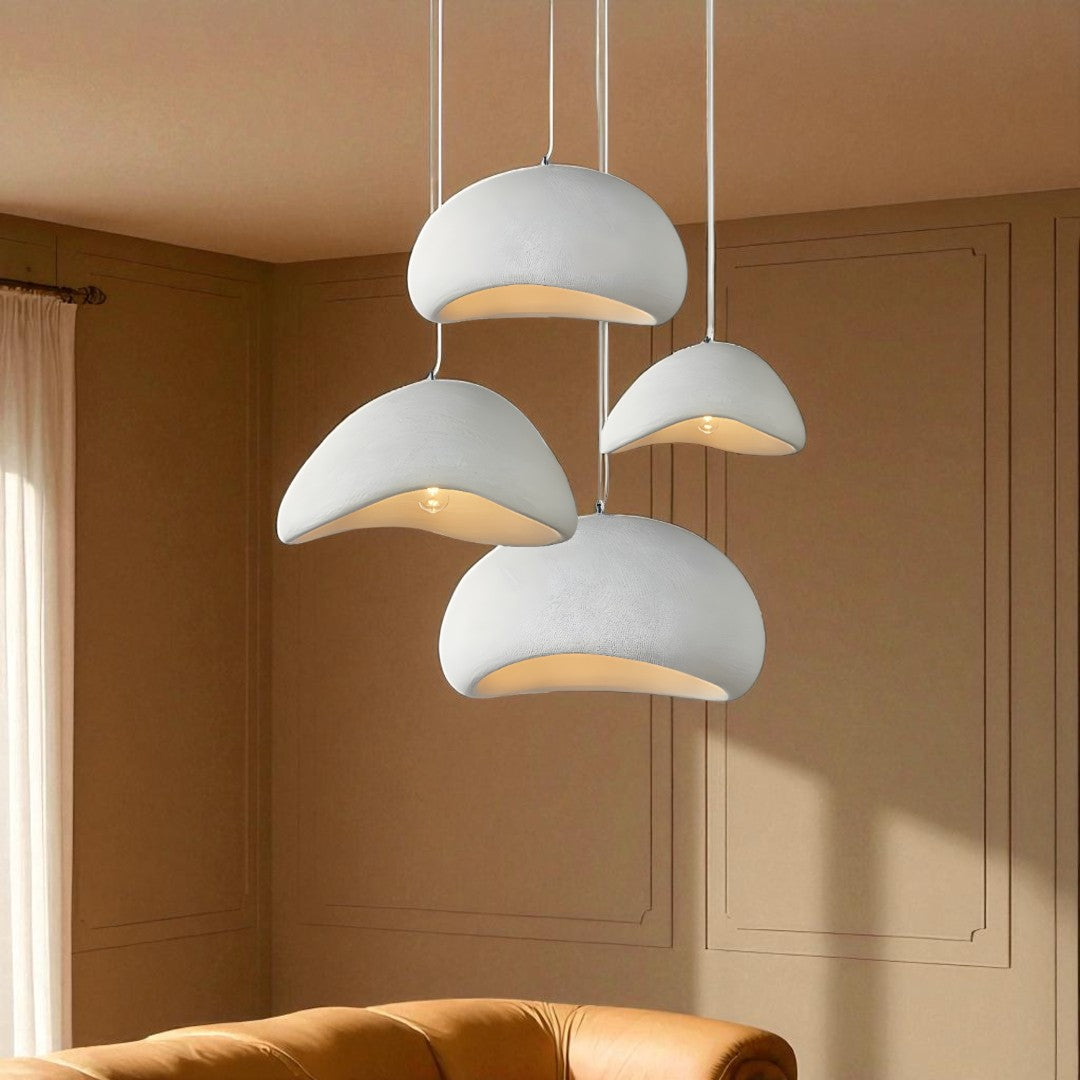 Lampa Wisząca W Stylu Japońskim | Kształt Kokonu