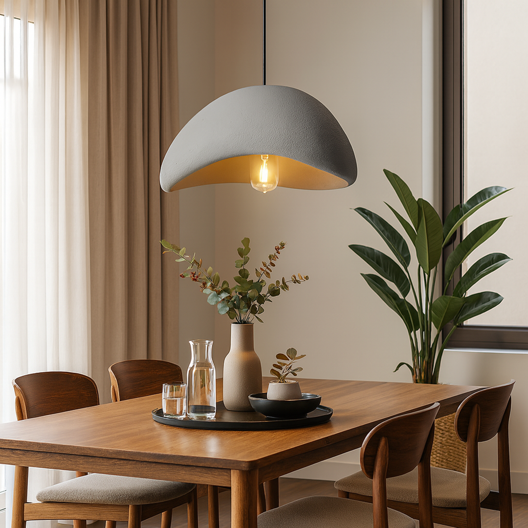 Lampa Wisząca W Stylu Japońskim | Kształt Kokonu