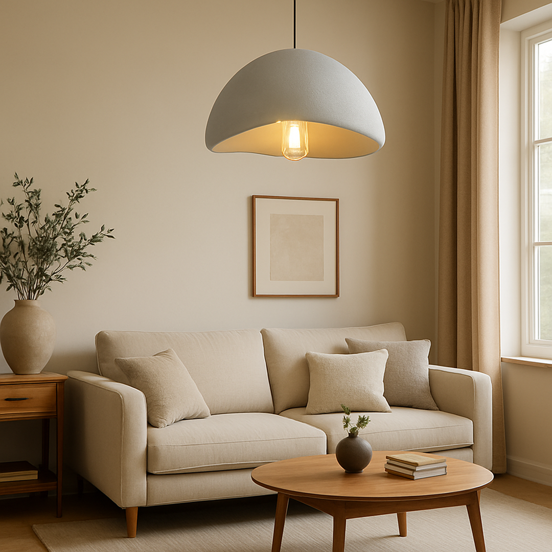 Lampa Wisząca W Stylu Japońskim | Kształt Kokonu