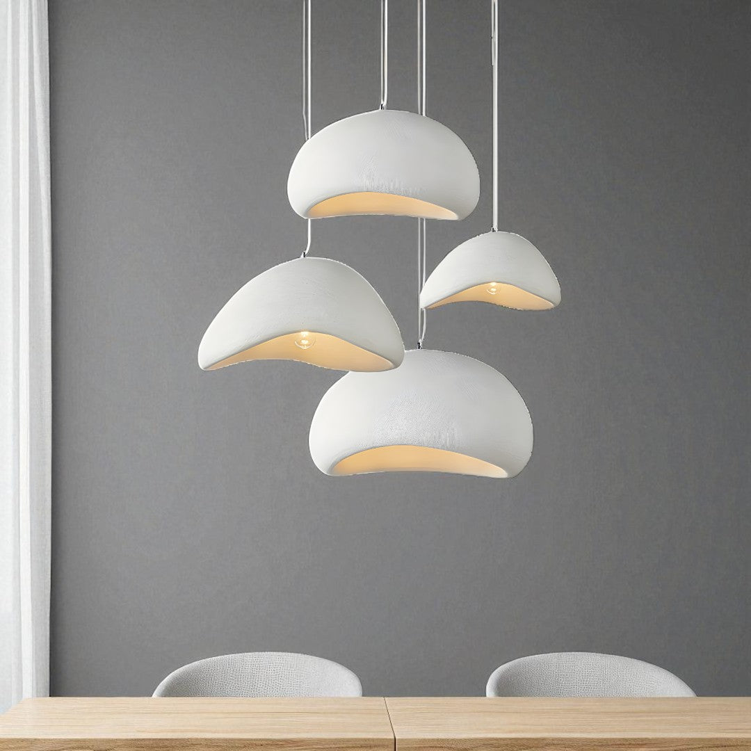 Lampa Wisząca W Stylu Japońskim | Kształt Kokonu