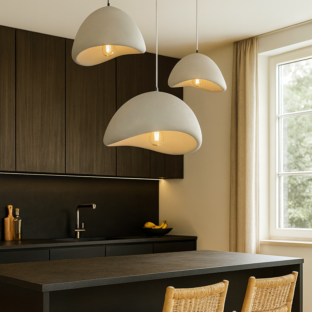 Lampa Wisząca W Stylu Japońskim | Kształt Kokonu