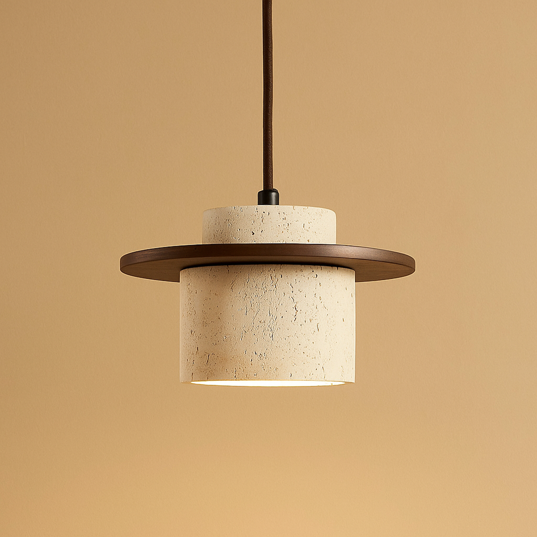 Lampa Wisząca O Rzeźbiarskim Wyglądzie | Japandi