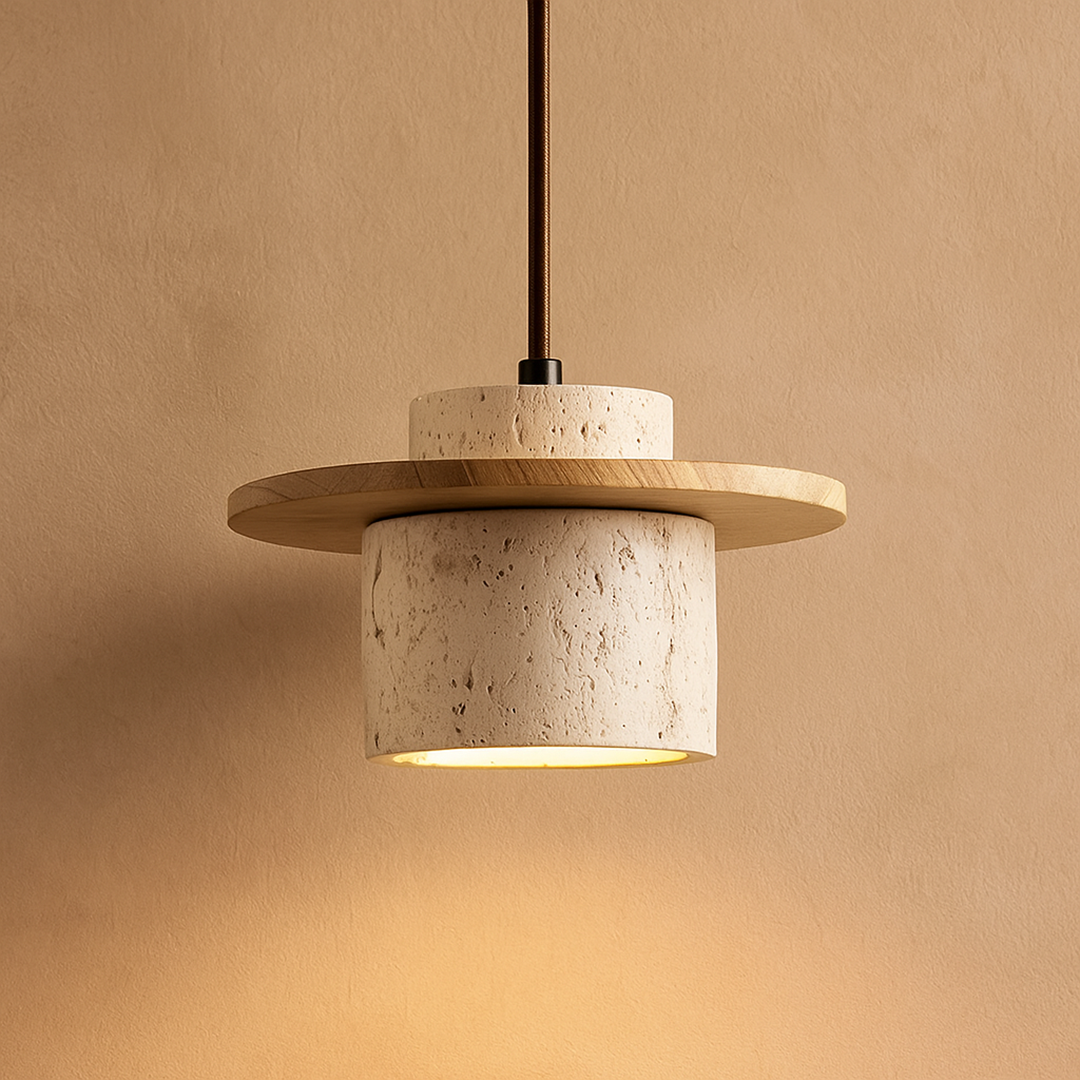 Lampa Wisząca O Rzeźbiarskim Wyglądzie | Japandi