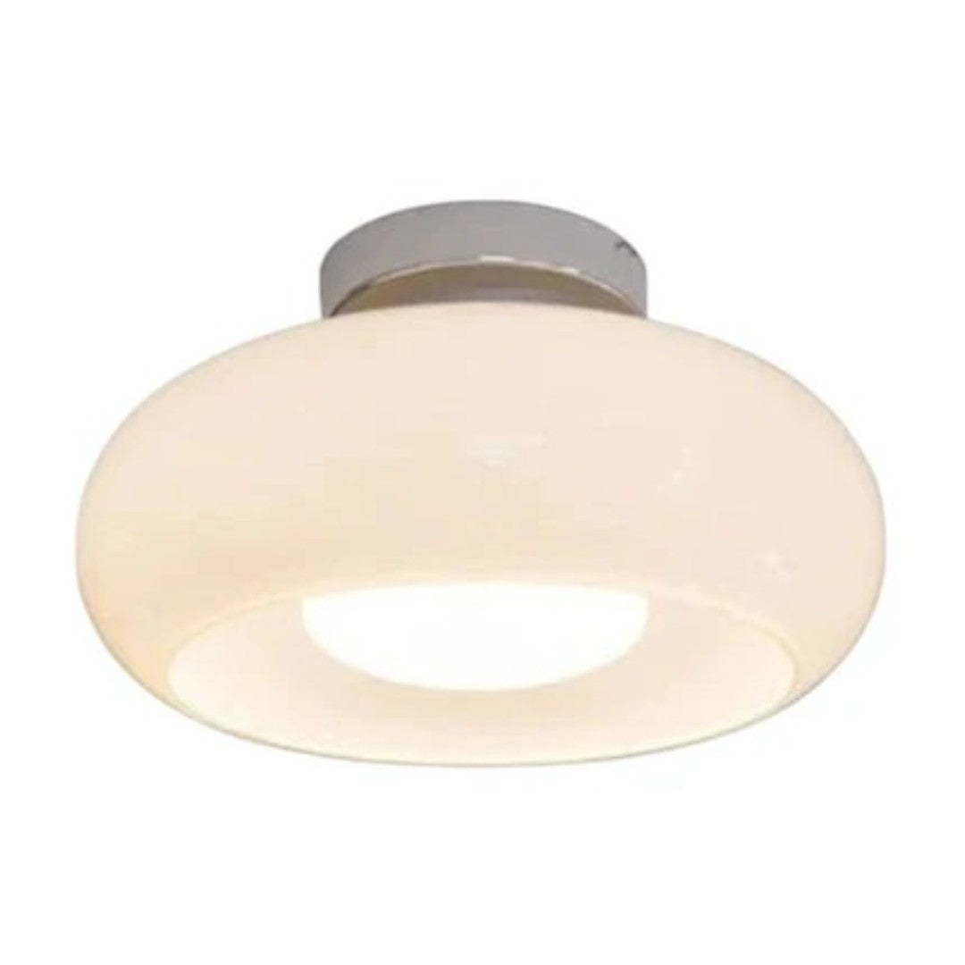 Szklana Okrągła Lampa Wisząca W Stylu Retro | Vintage
