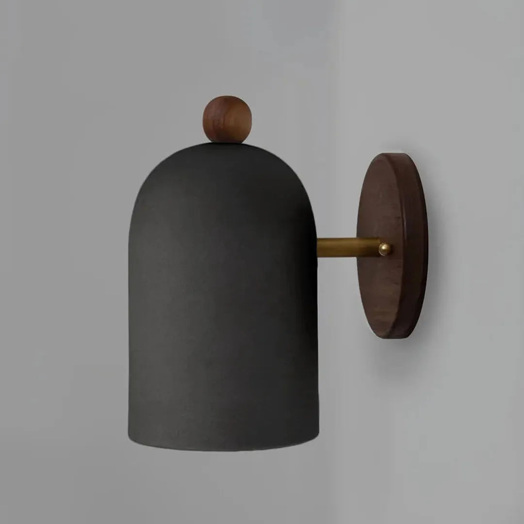 Kinkiet Home Wabi-sabi | Wykończenie W Kolorze Orzecha Włoskiego