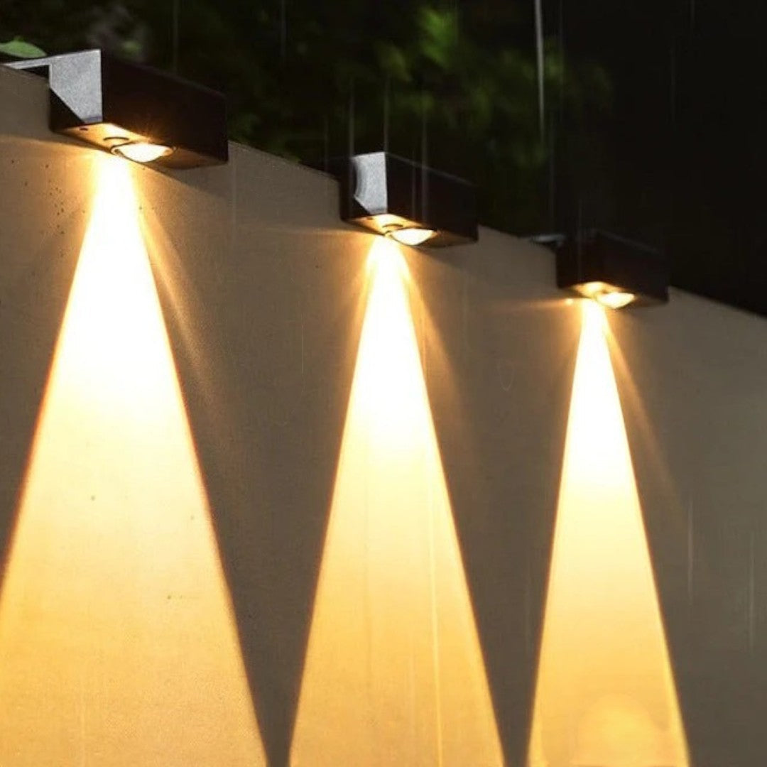 Solarne Lampy Ścienne Na Zewnątrz | Ogród