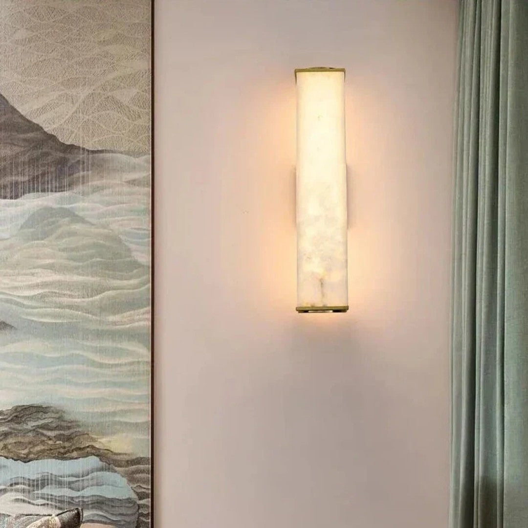 Luksusowa Marmurowa Lampa Ścienna Do Wewnątrz | Nowoczesna