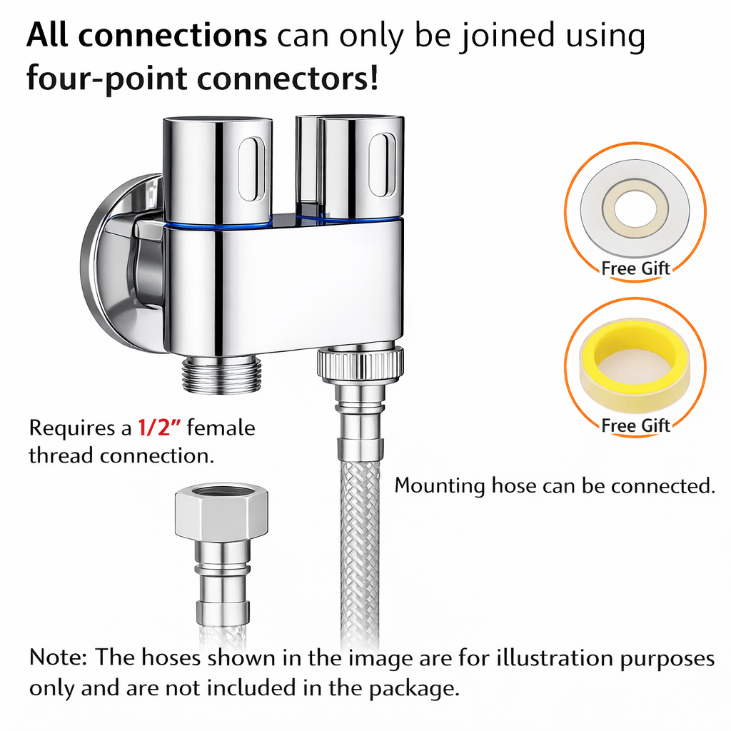 Steel Bidet Sprayer with Adjustable Pressure