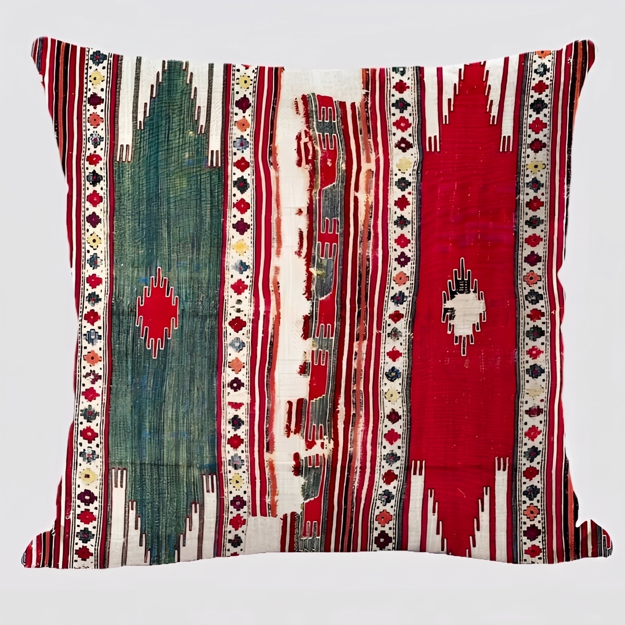 Poszewka Kilim z Geometrycznym Wzorem Etnicznym, Dziesięć Wzorów