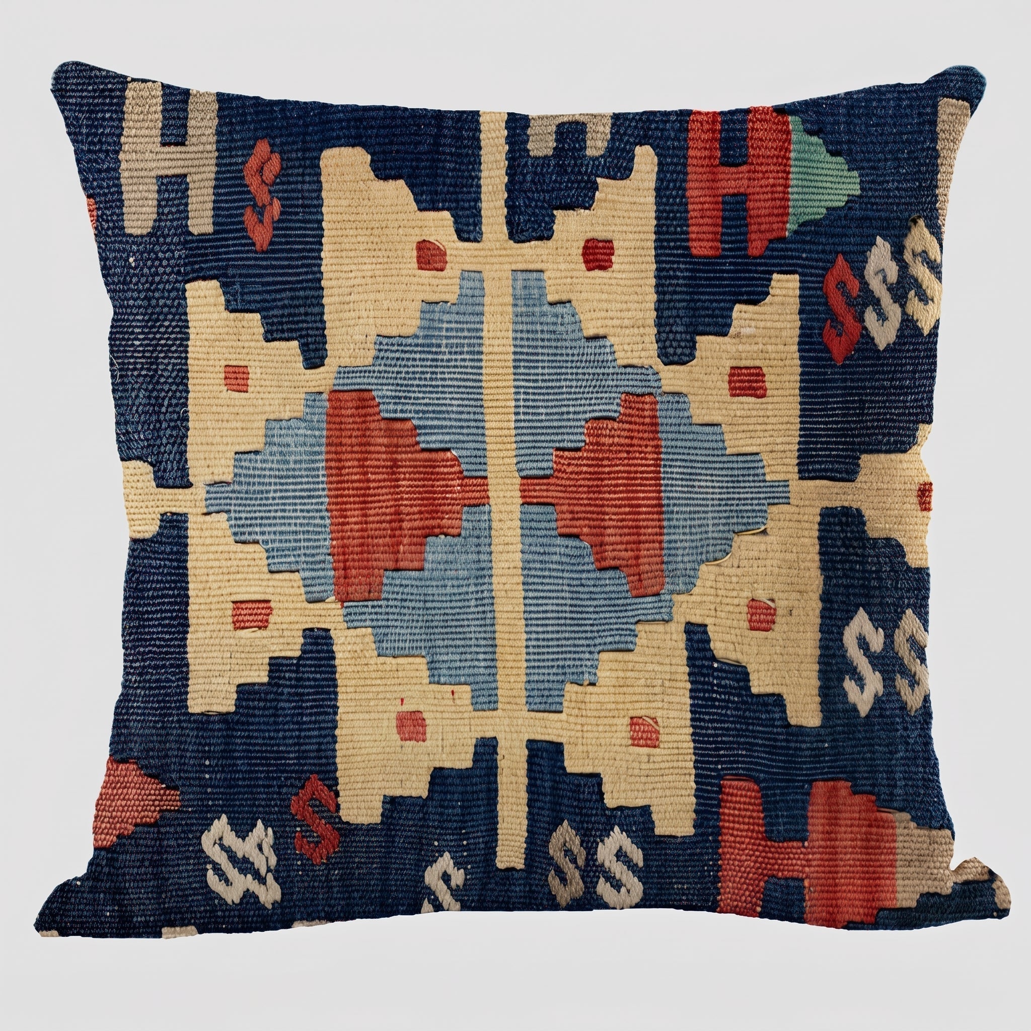 Poszewka Kilim z Geometrycznym Wzorem Etnicznym, Dziesięć Wzorów