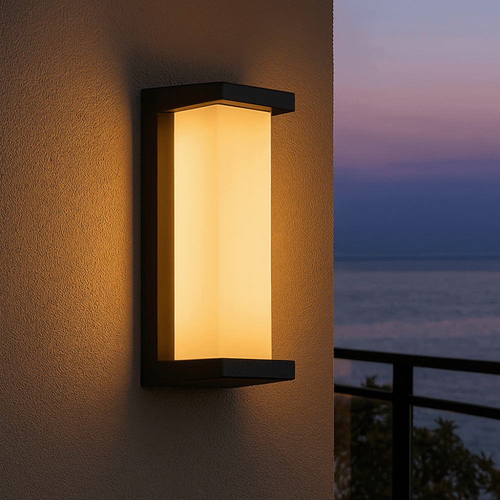 Zewnętrzny Kinkiet LED z Czujnikiem Ruchu IP65, Aluminium, do Ogrodu