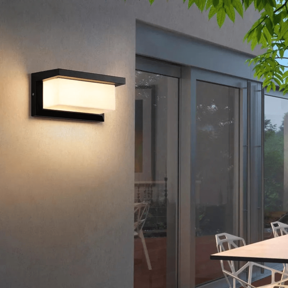 Zewnętrzny Kinkiet LED z Czujnikiem Ruchu IP65, Aluminium, do Ogrodu