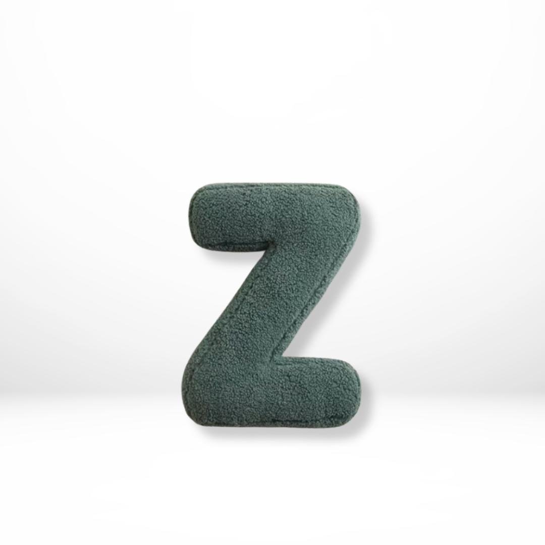 Aksamitna Poduszka Dekoracyjna z Literami A–Z – widok produktu 30 | Nuvira Home