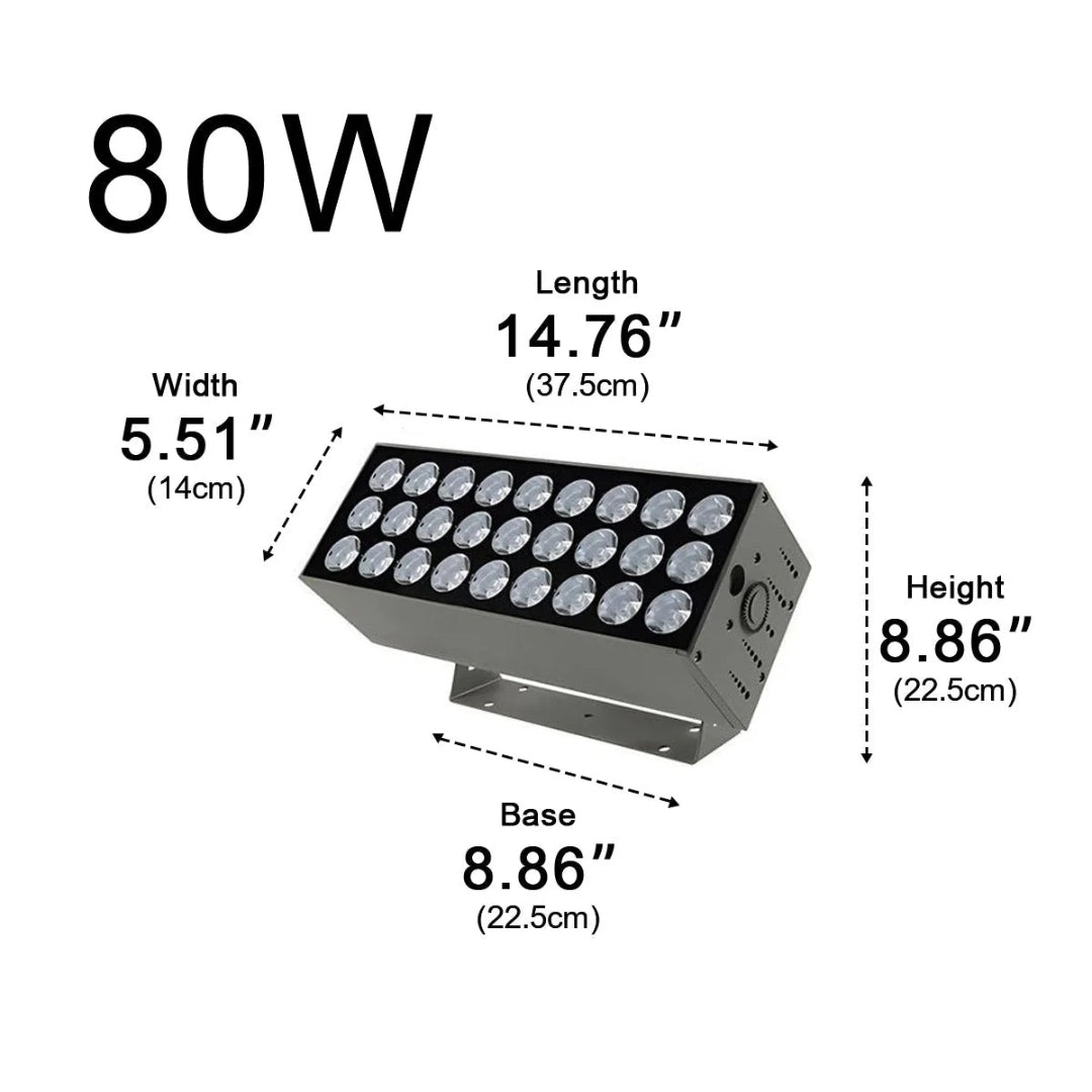 Architektoniczna zewnętrzna lampa ścienna LED – widok produktu 25 | Nuvira Home
