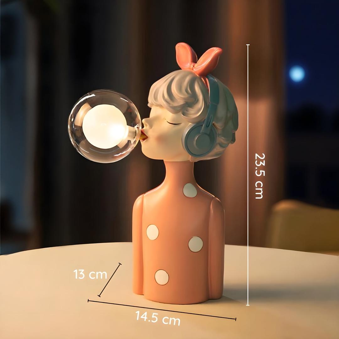 Artystyczna Lampa Stołowa Dla Dziewczyn – Nowoczesna – widok produktu 2 | Nuvira Home