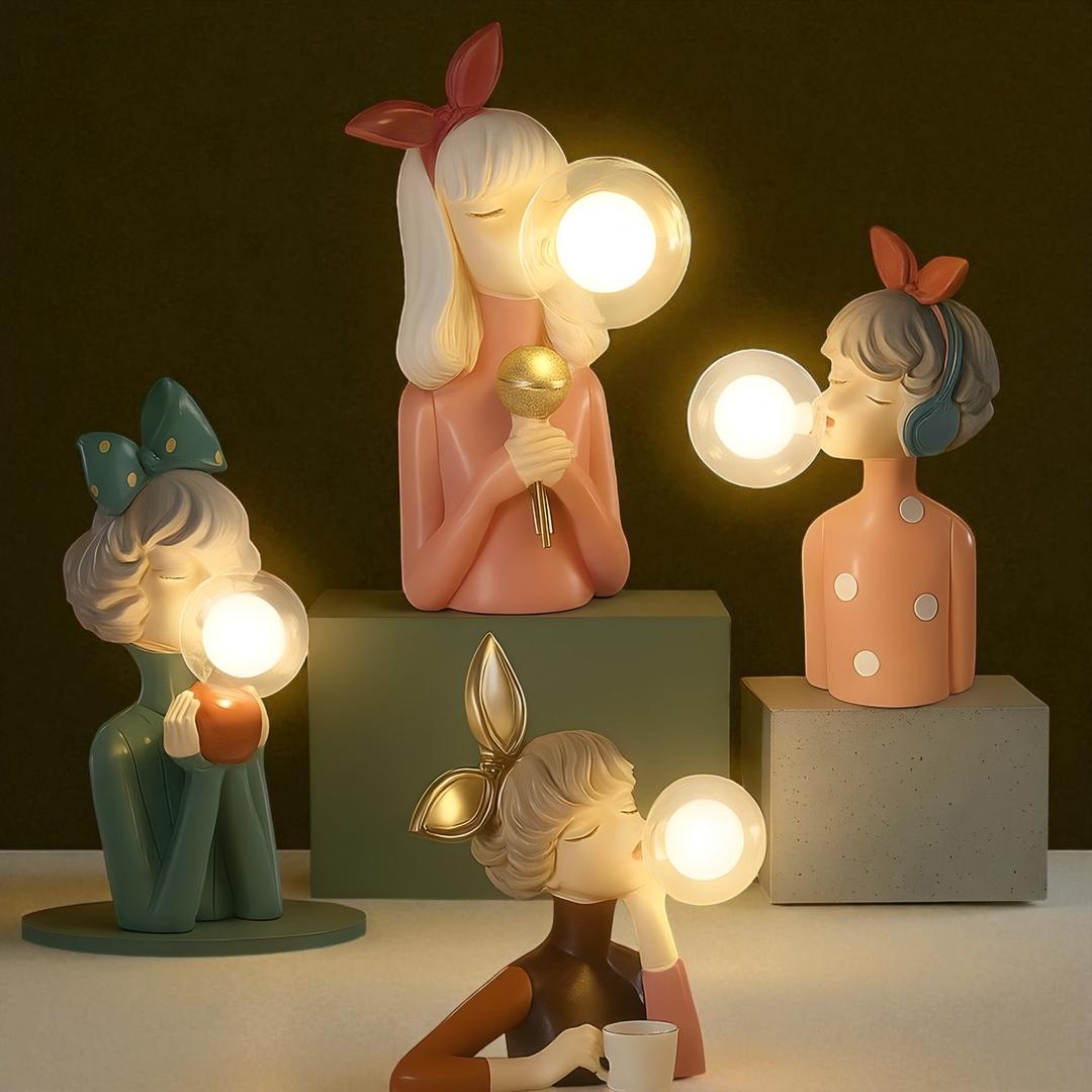 Artystyczna Lampa Stołowa Dla Dziewczyn – Nowoczesna – widok produktu 8 | Nuvira Home