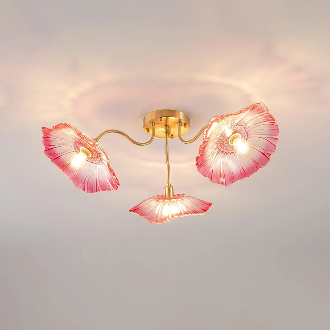 Artystyczna lampa sufitowa w kształcie kwiatu – widok produktu 10 | Nuvira Home