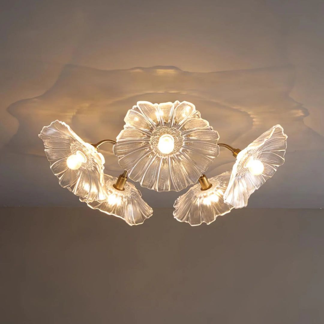 Artystyczna lampa sufitowa w kształcie kwiatu – widok produktu 16 | Nuvira Home
