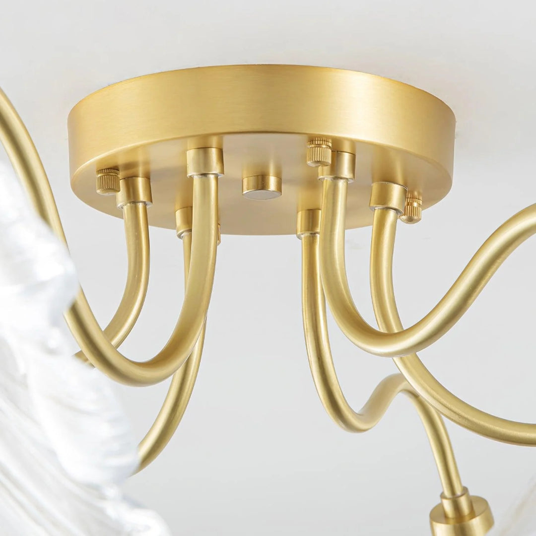 Artystyczna lampa sufitowa w kształcie kwiatu – widok produktu 19 | Nuvira Home