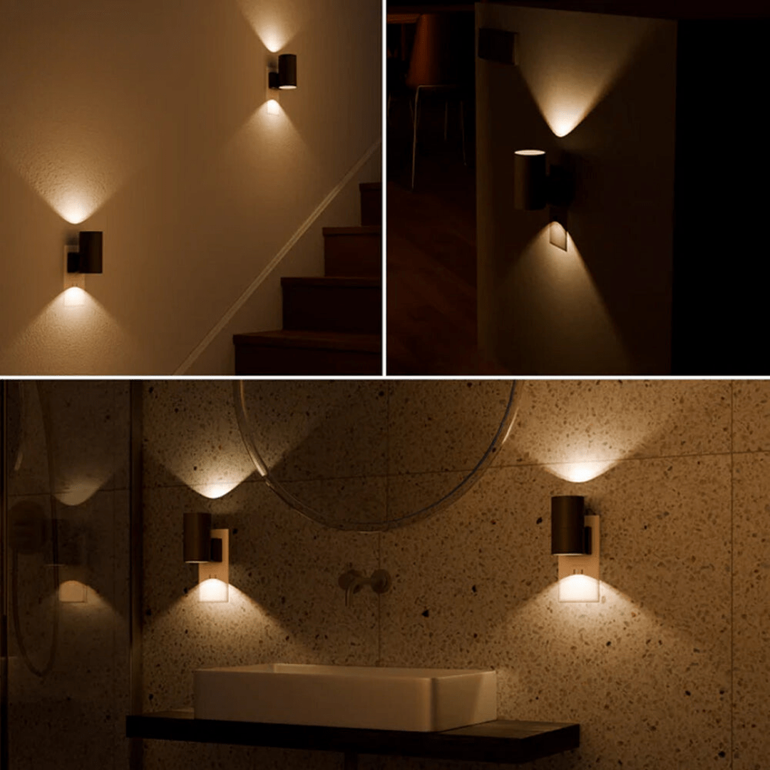 Bezprzewodowa Lampa Ścienna Led – Nowoczesne Wnętrze – widok produktu 2 | Nuvira Home