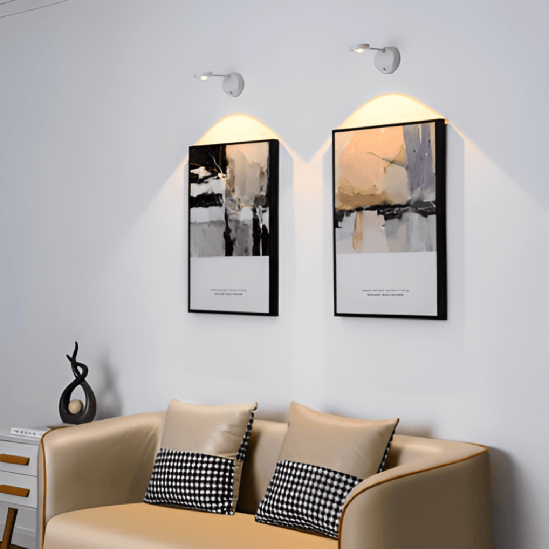 Bezprzewodowa Lampa Ścienna LED – Oświetlenie z Czujnikiem Ruchu – widok produktu 7 | Nuvira Home