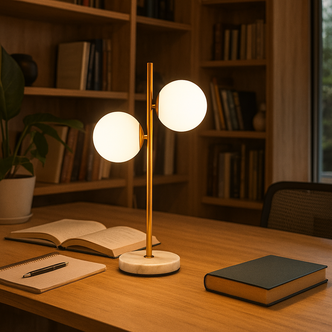Bezprzewodowa lampa stołowa LED – Ładowana kablem USB – widok produktu 3 | Nuvira Home