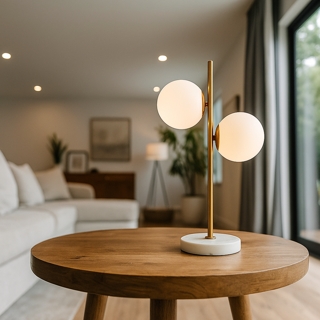 Bezprzewodowa lampa stołowa LED – Ładowana kablem USB – widok produktu 5 | Nuvira Home