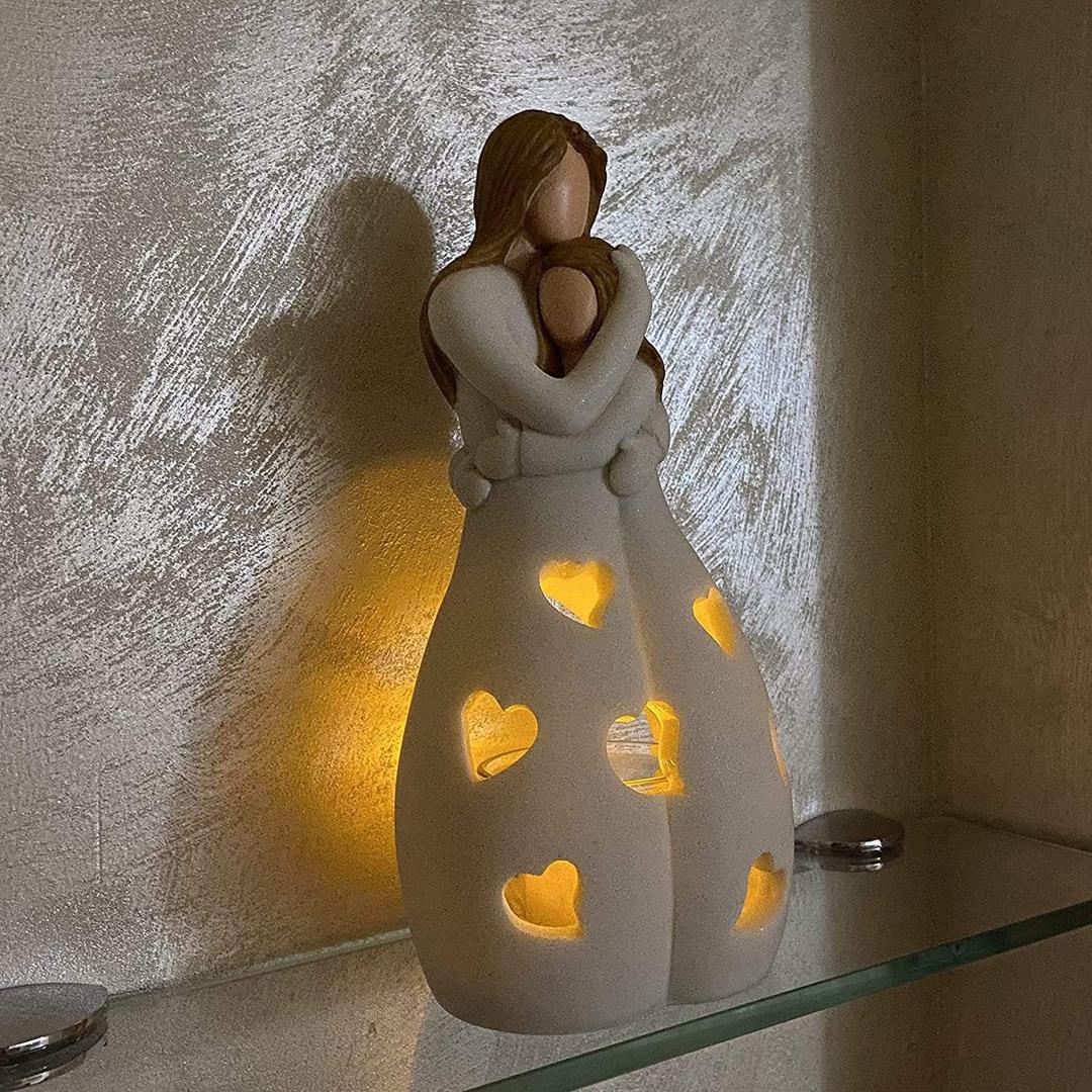 Ceramiczna Lampa Figurka „Love” – widok produktu 12 | Nuvira Home