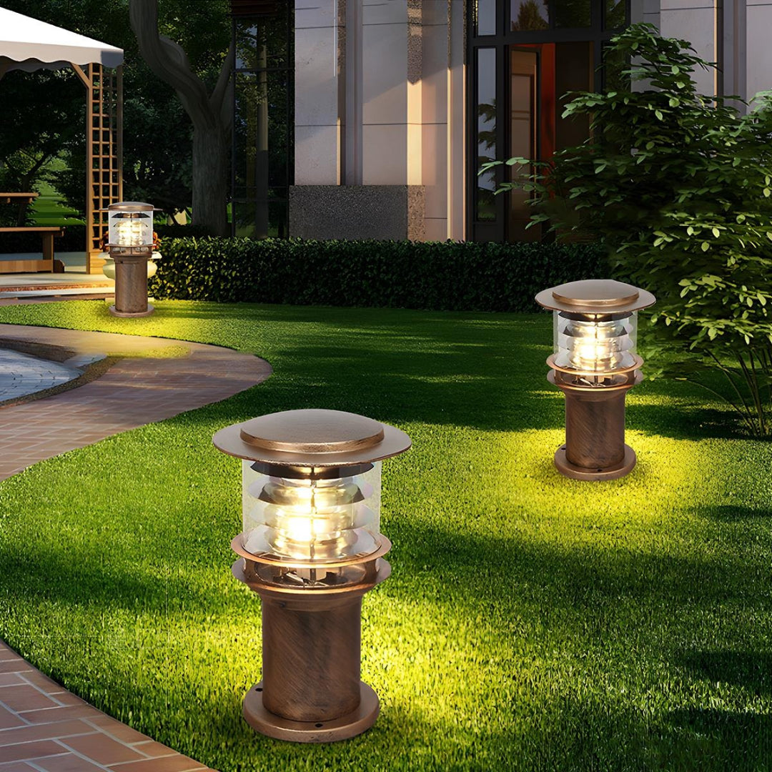 Cylindryczna ogrodowa lampa ścieżkowa LED – widok produktu 11 | Nuvira Home