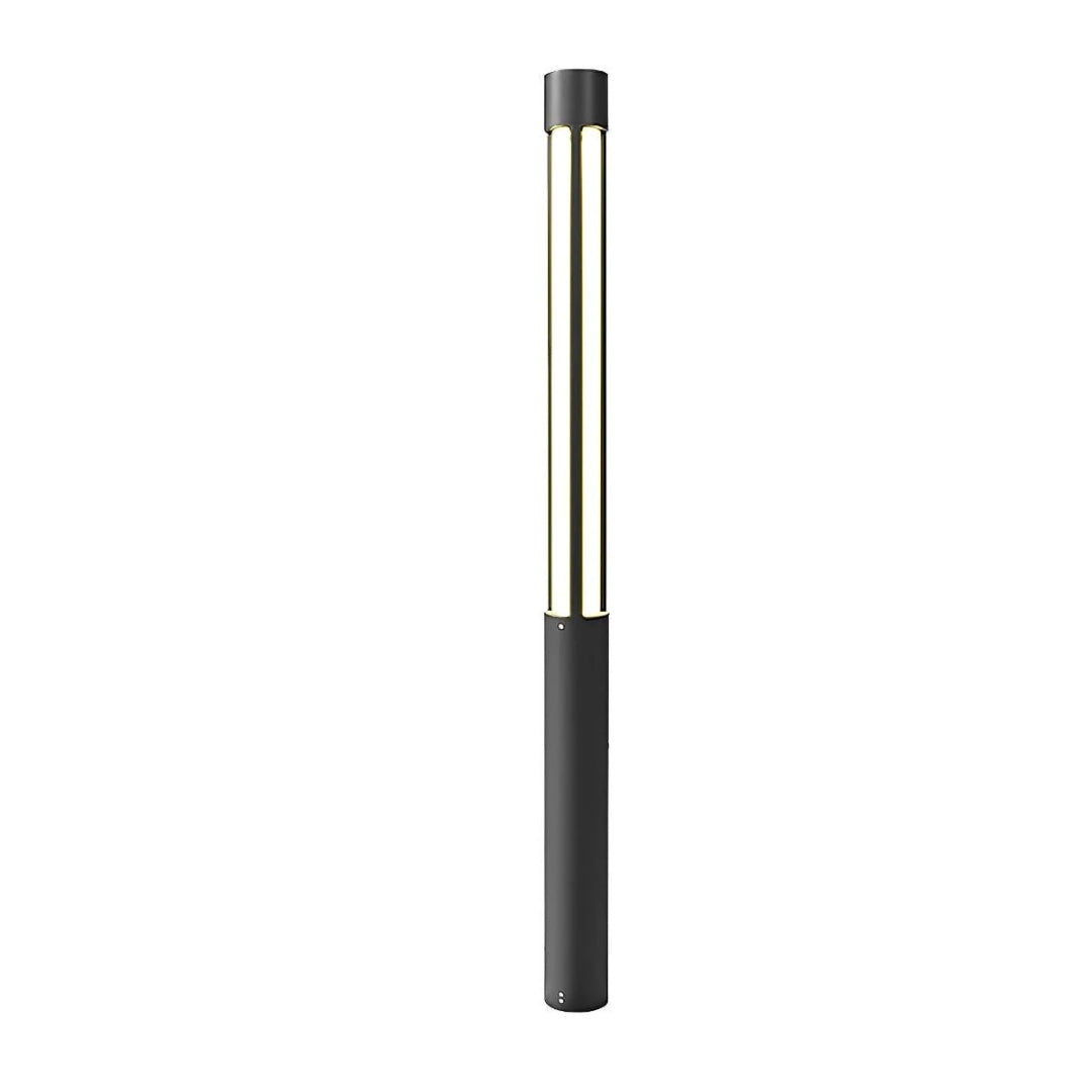 Cylindryczna ogrodowa lampa słupkowa LED – widok produktu 15 | Nuvira Home