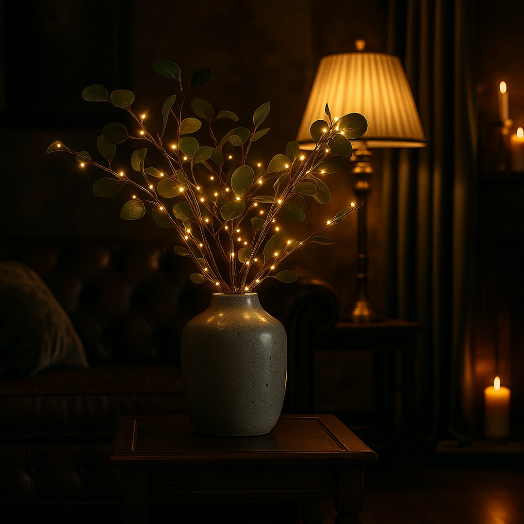 Dekor Lampki Dekoracyjne – Gałązka Oliwna – widok produktu 4 | Nuvira Home