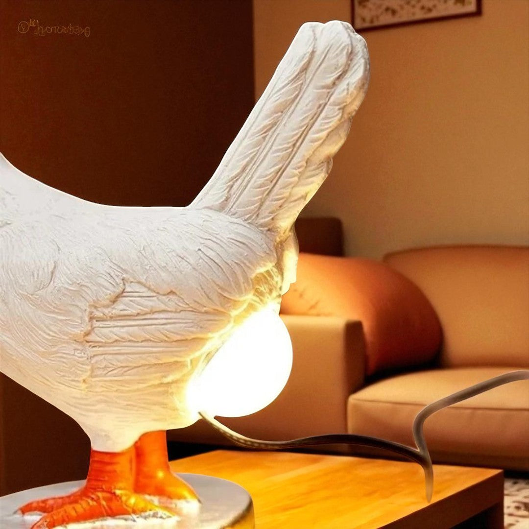 Dekor Zabawna Lampa Stołowa – Kształt Kurczaka – widok produktu 2 | Nuvira Home