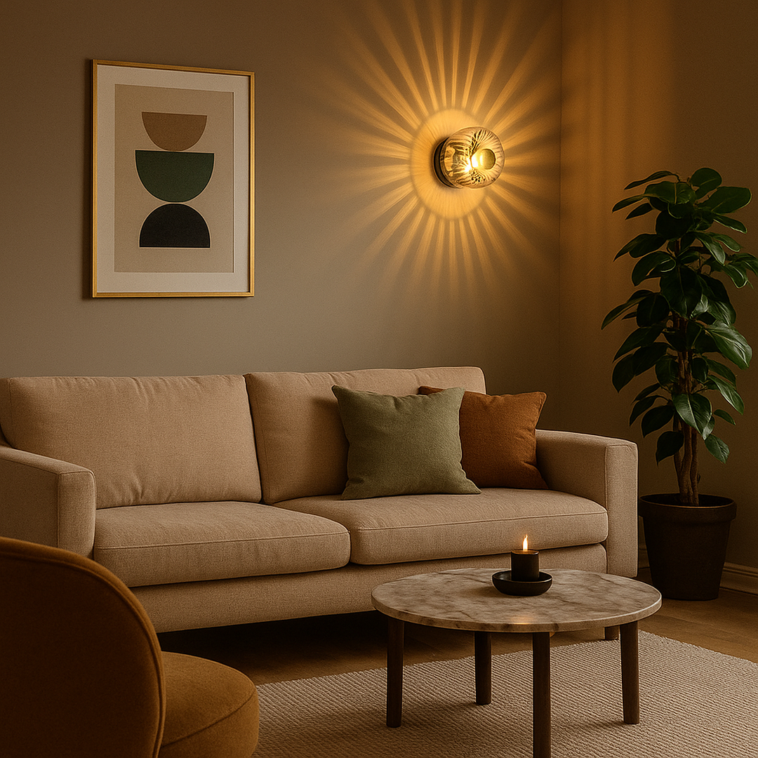 Dekoracyjna Lampa Ścienna – Styl Nordycki – widok produktu 5 | Nuvira Home