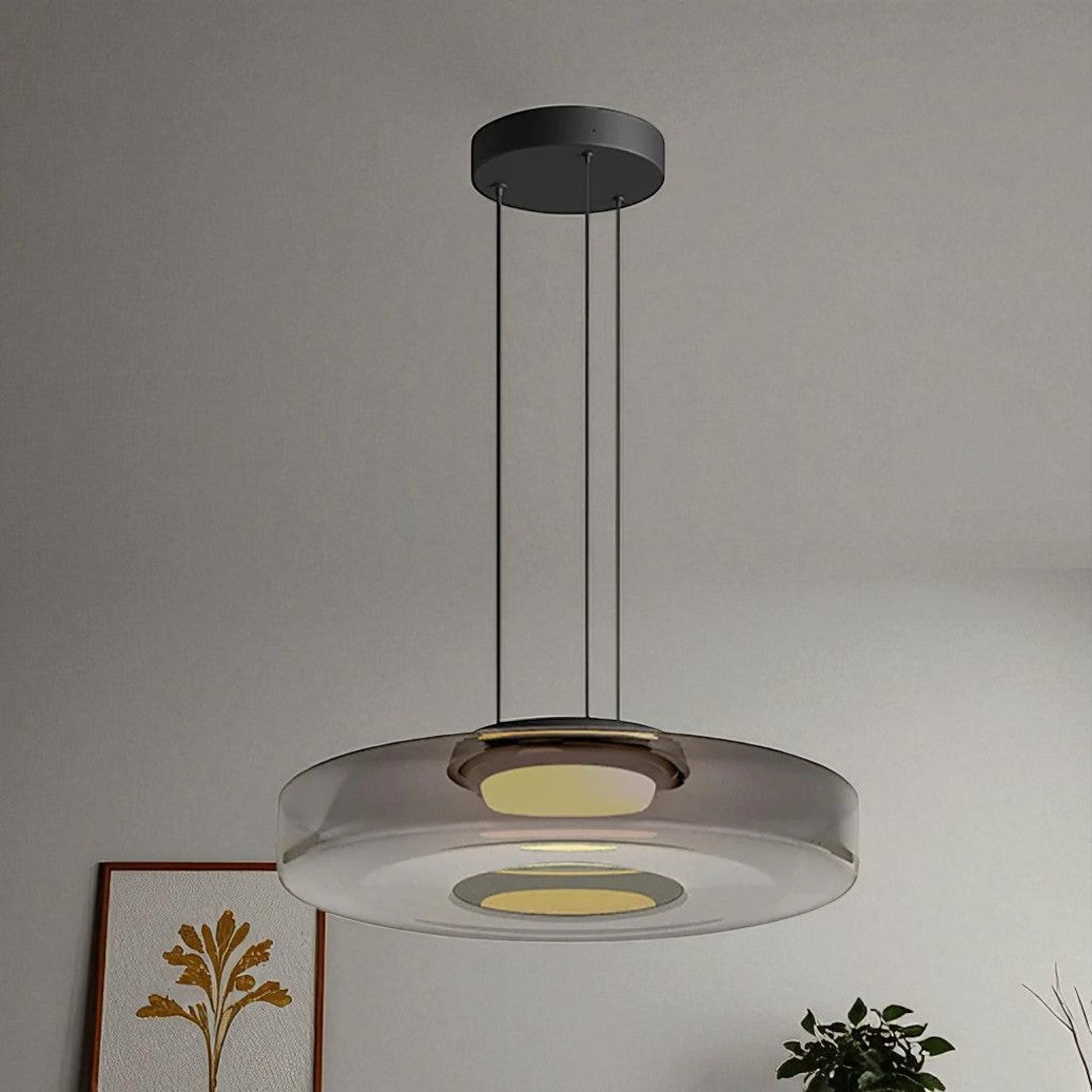 Dekoracyjna Lampa Wisząca Szklana – Styl Bauhaus – widok produktu 6 | Nuvira Home