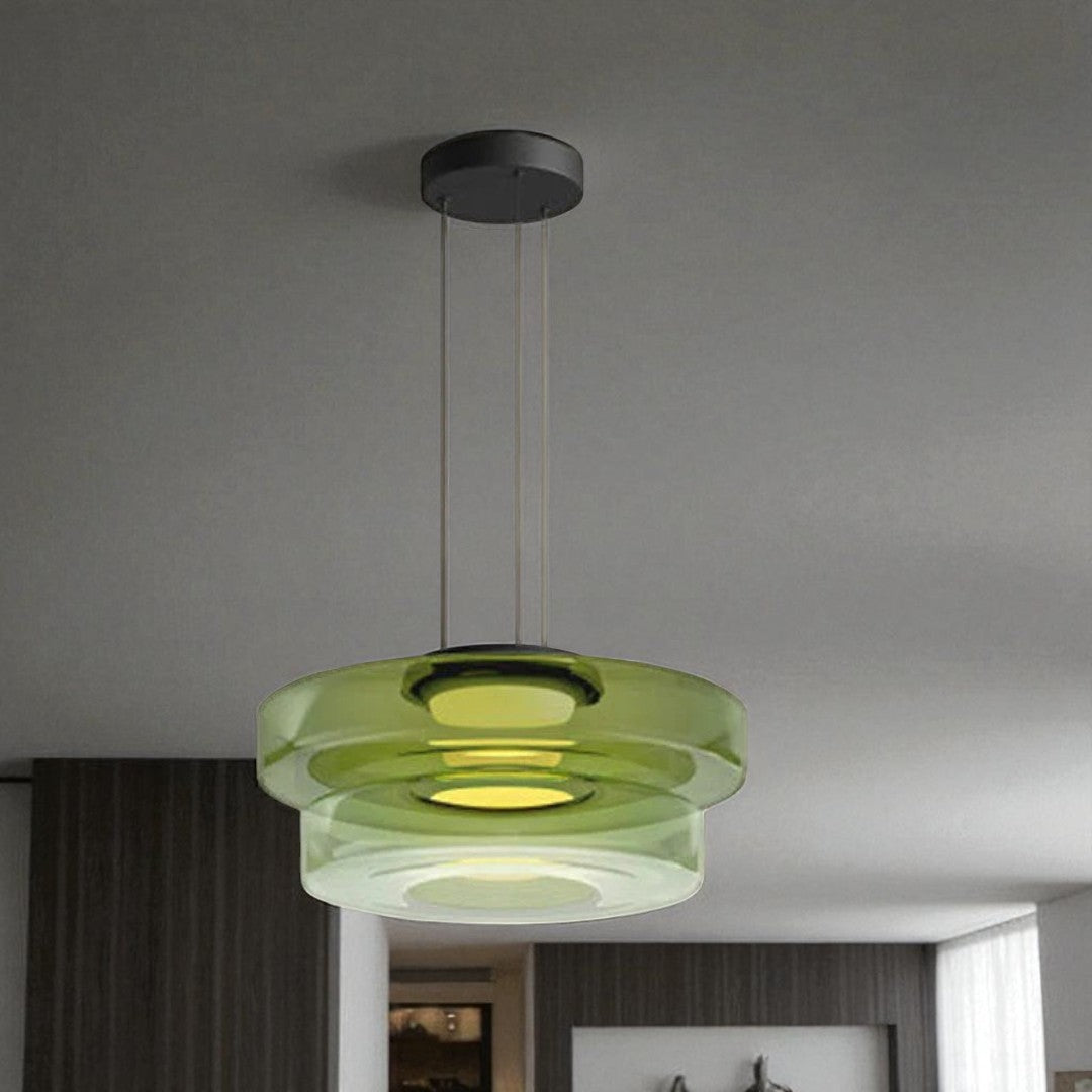 Dekoracyjna Lampa Wisząca Szklana – Styl Bauhaus – widok produktu 8 | Nuvira Home