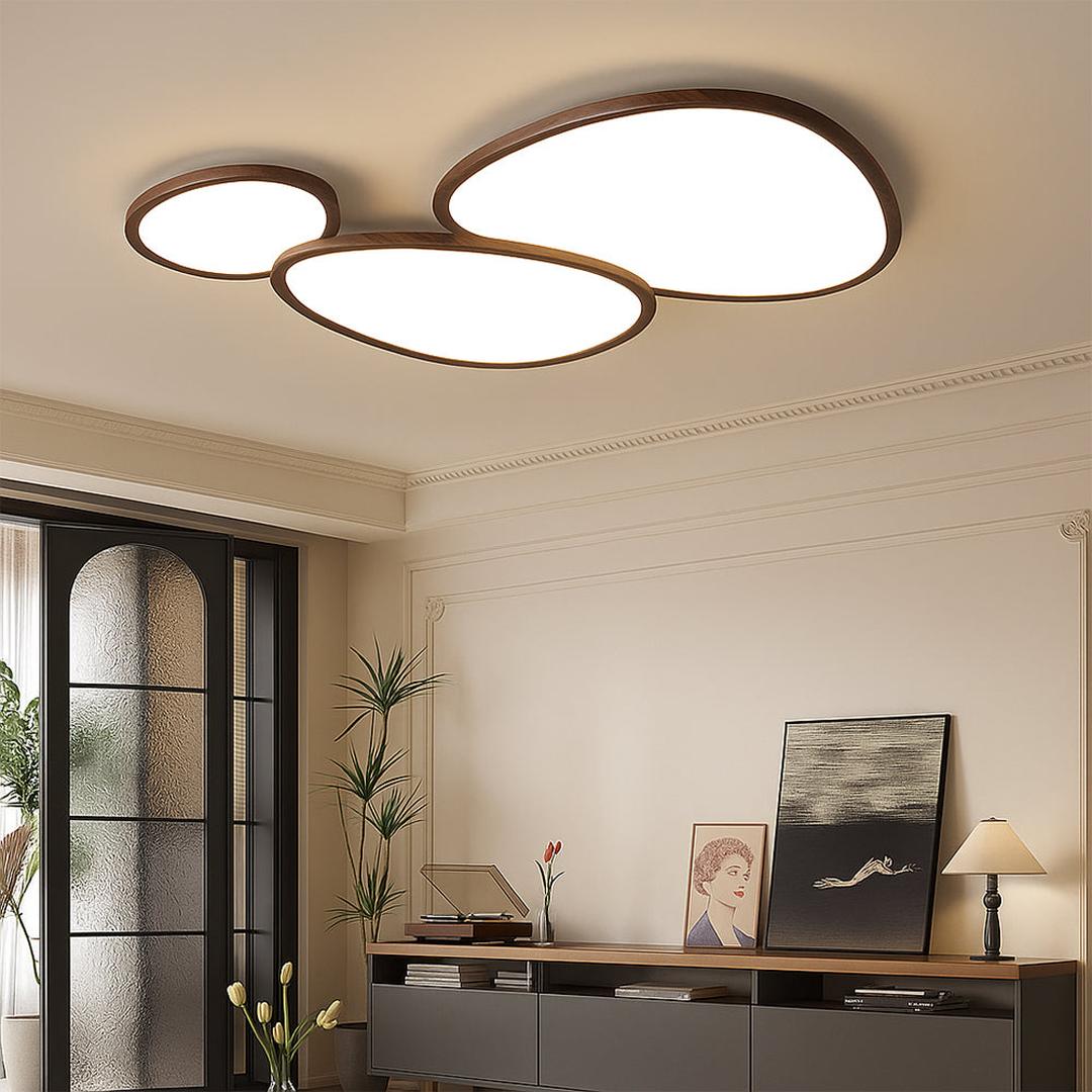 Drewniana Lampa Sufitowa LED – widok produktu 3 | Nuvira Home