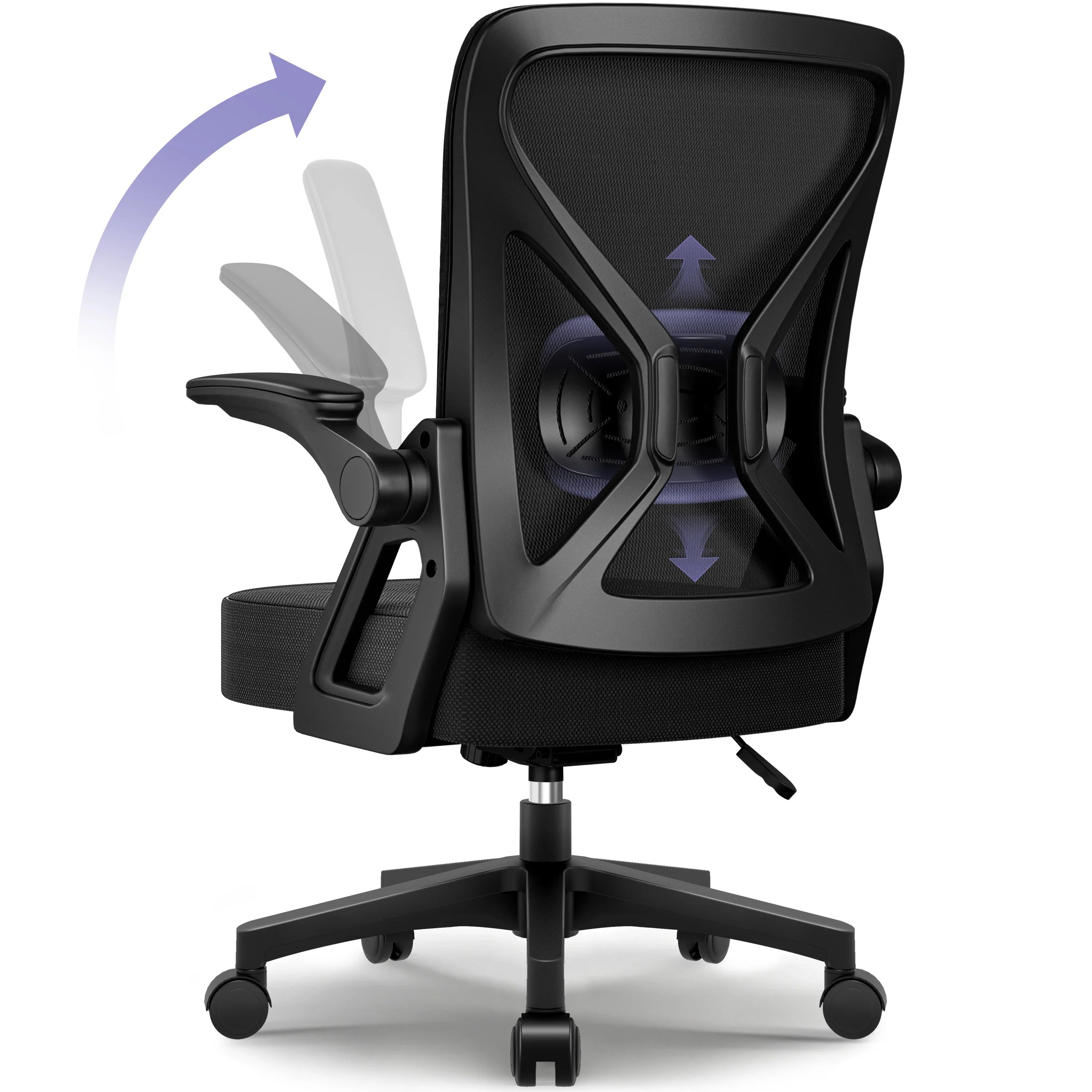 Ergonomiczny Fotel Biurowy z Zagłówkiem – widok produktu 8 | Nuvira Home
