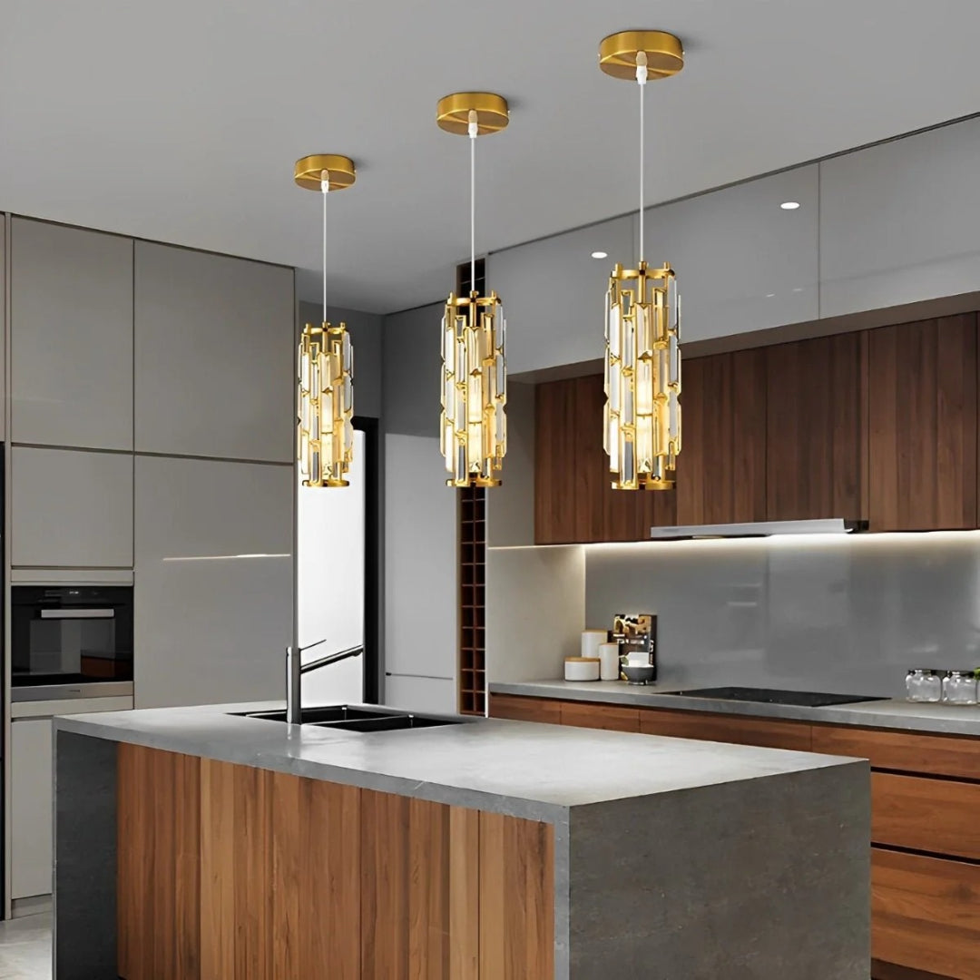 Industrialna szklana lampa wisząca – widok produktu 7 | Nuvira Home