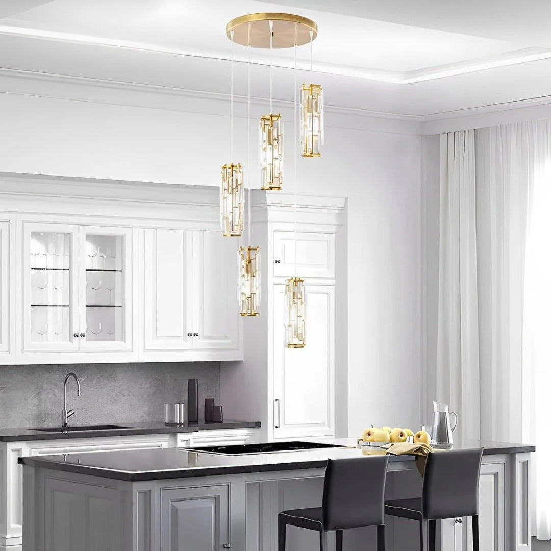 Industrialna szklana lampa wisząca – widok produktu 11 | Nuvira Home