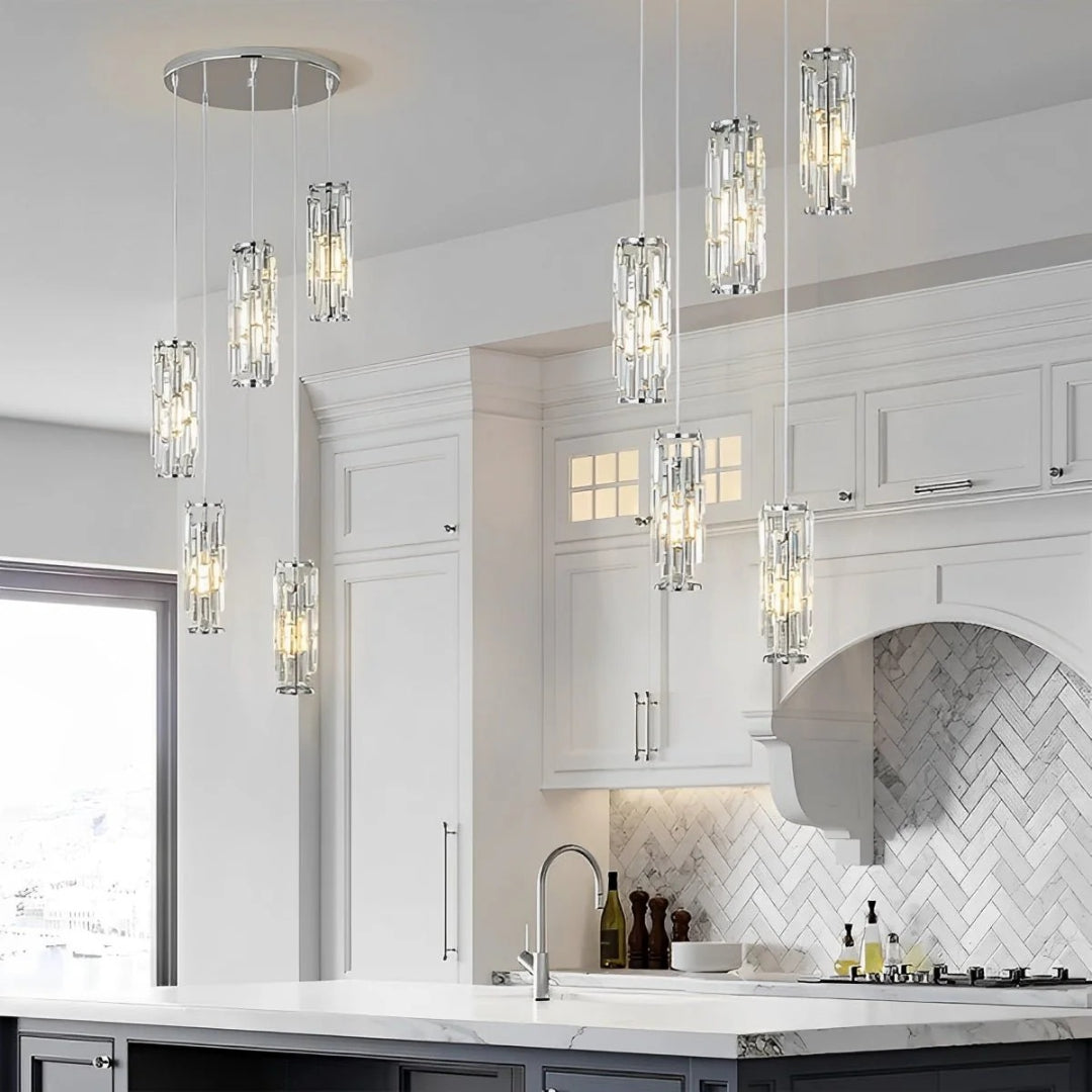 Industrialna szklana lampa wisząca – widok produktu 13 | Nuvira Home