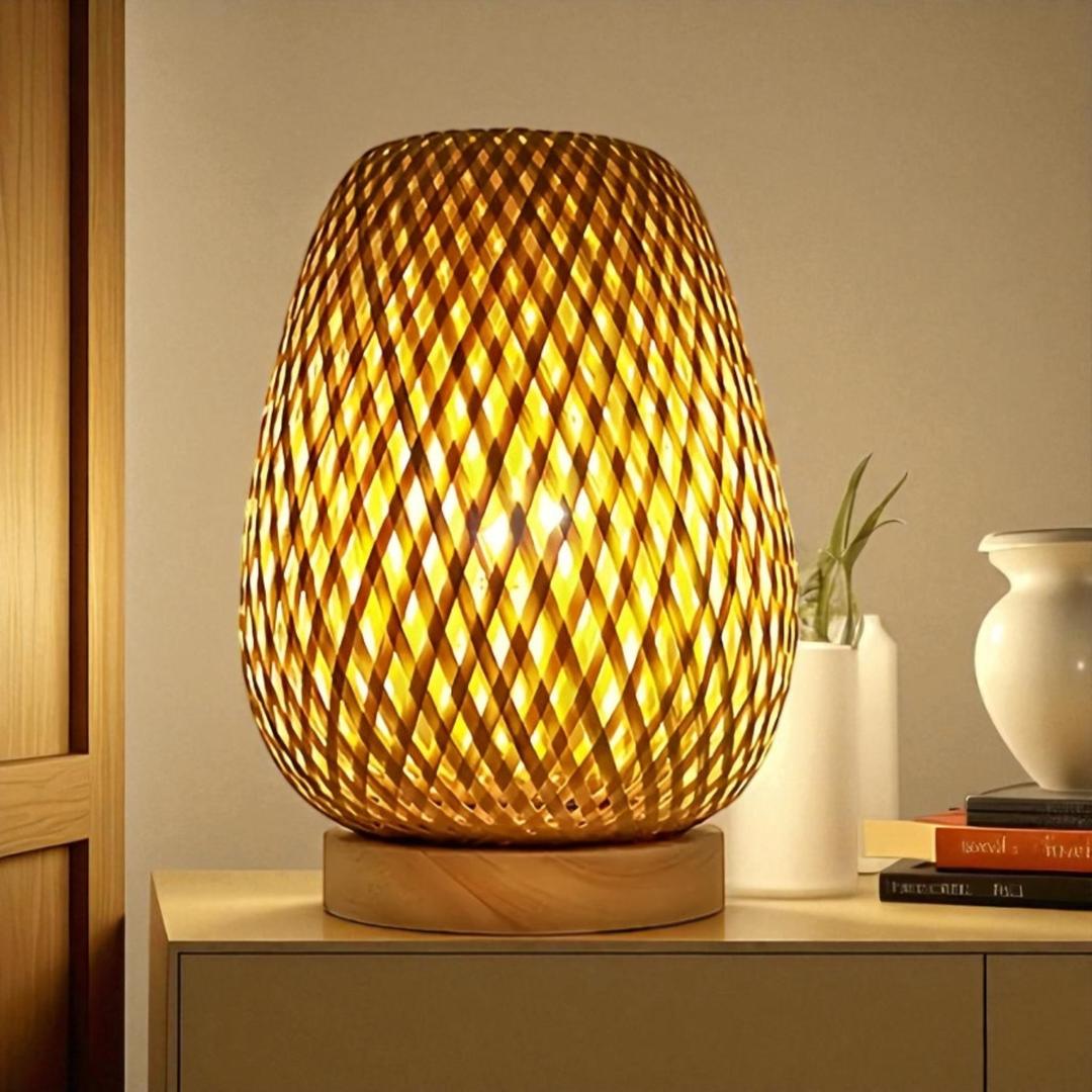 Inspirowana Boho Lampa Nocna LED – Regulowane Światło – widok produktu 6 | Nuvira Home