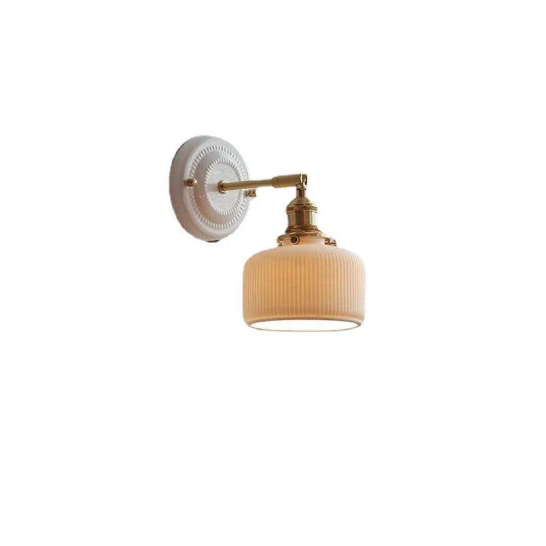 Japońska ceramiczno-mosiężna lampa ścienna – widok produktu 30 | Nuvira Home