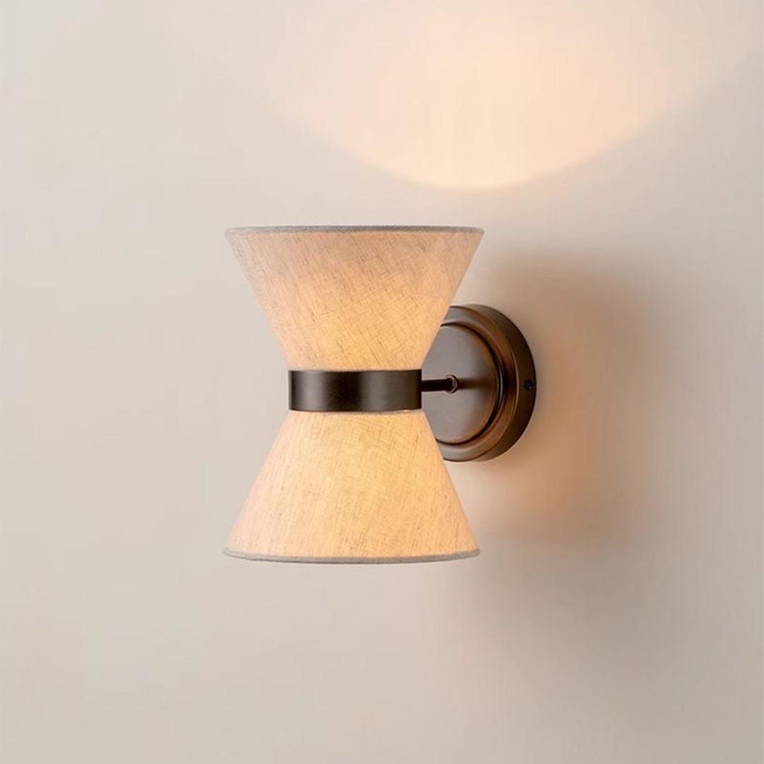 Jedwabna Lampa Ścienna W Stylu Wabi Sabi – widok produktu 2 | Nuvira Home