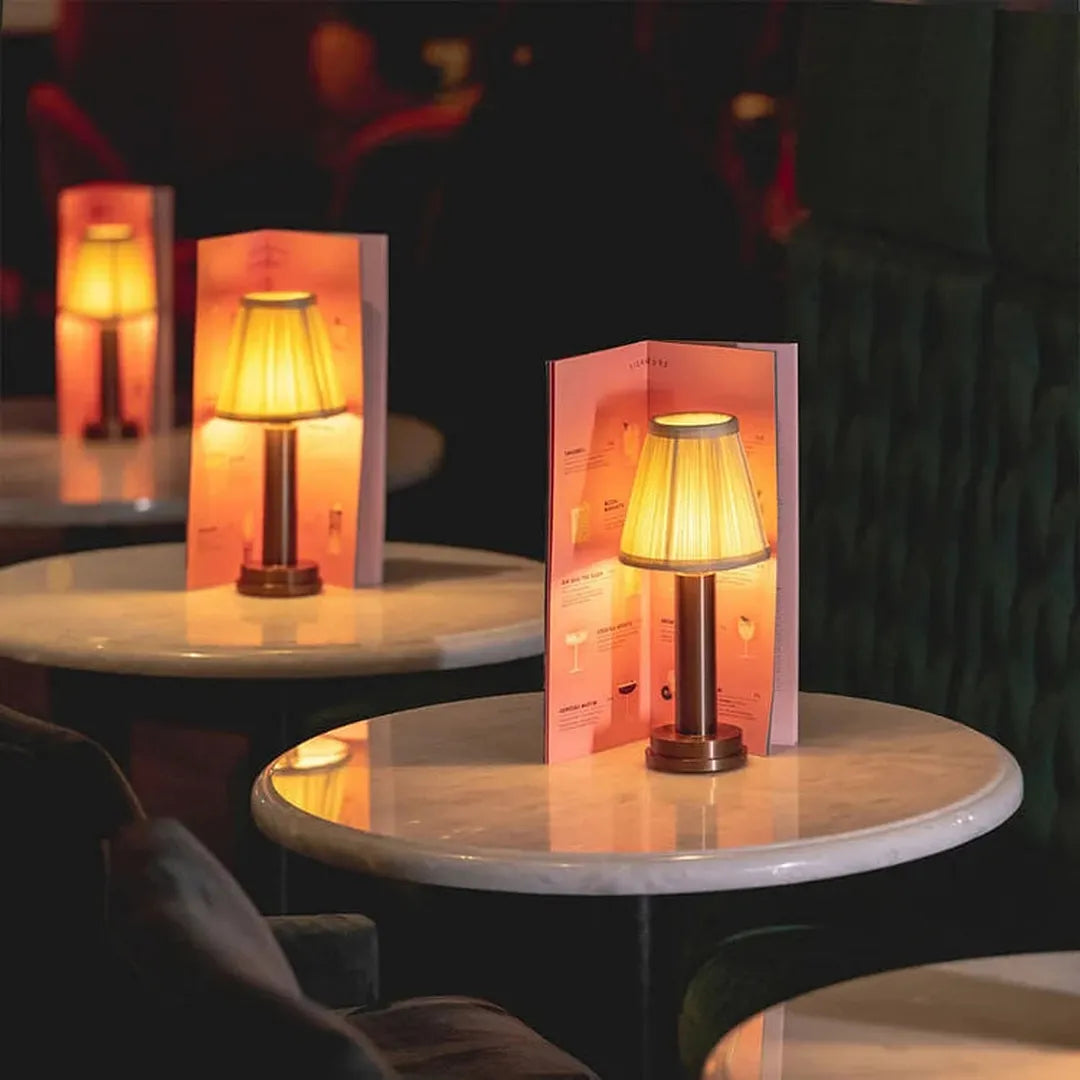 Jedwabna Lampa Stołowa LED – widok produktu 26 | Nuvira Home