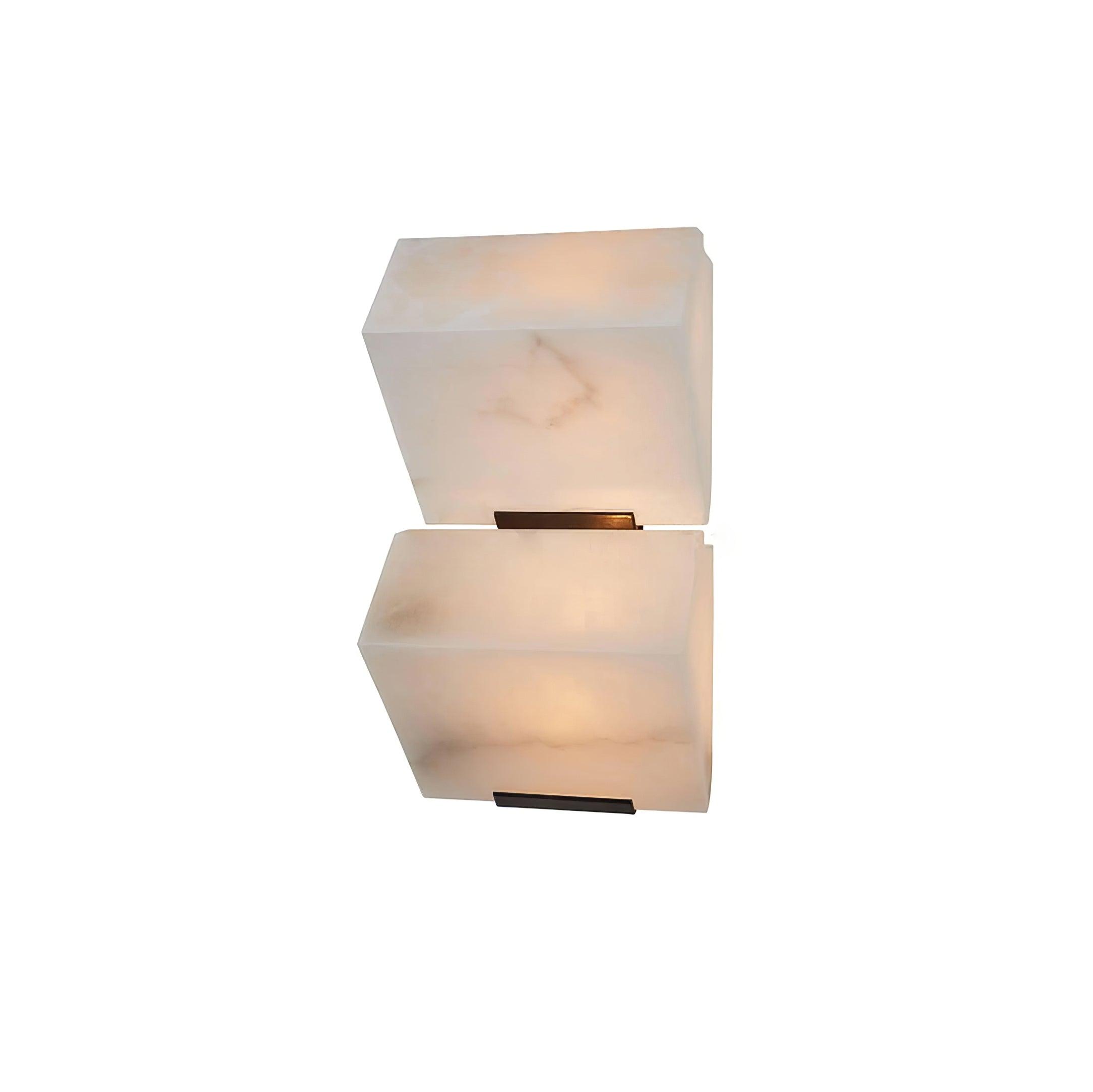 Kinkiet Art Deco z Kostkami Alabastrowymi i Wbudowanym LED – widok produktu 39 | Nuvira Home