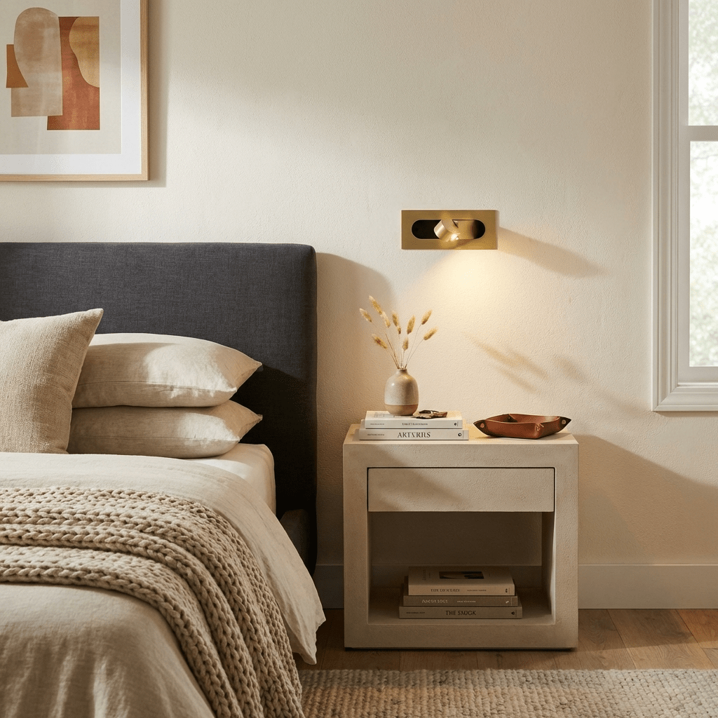 Kinkiet LED do Czytania przy Łóżku 19 x 8 cm – widok produktu 6 | Nuvira Home