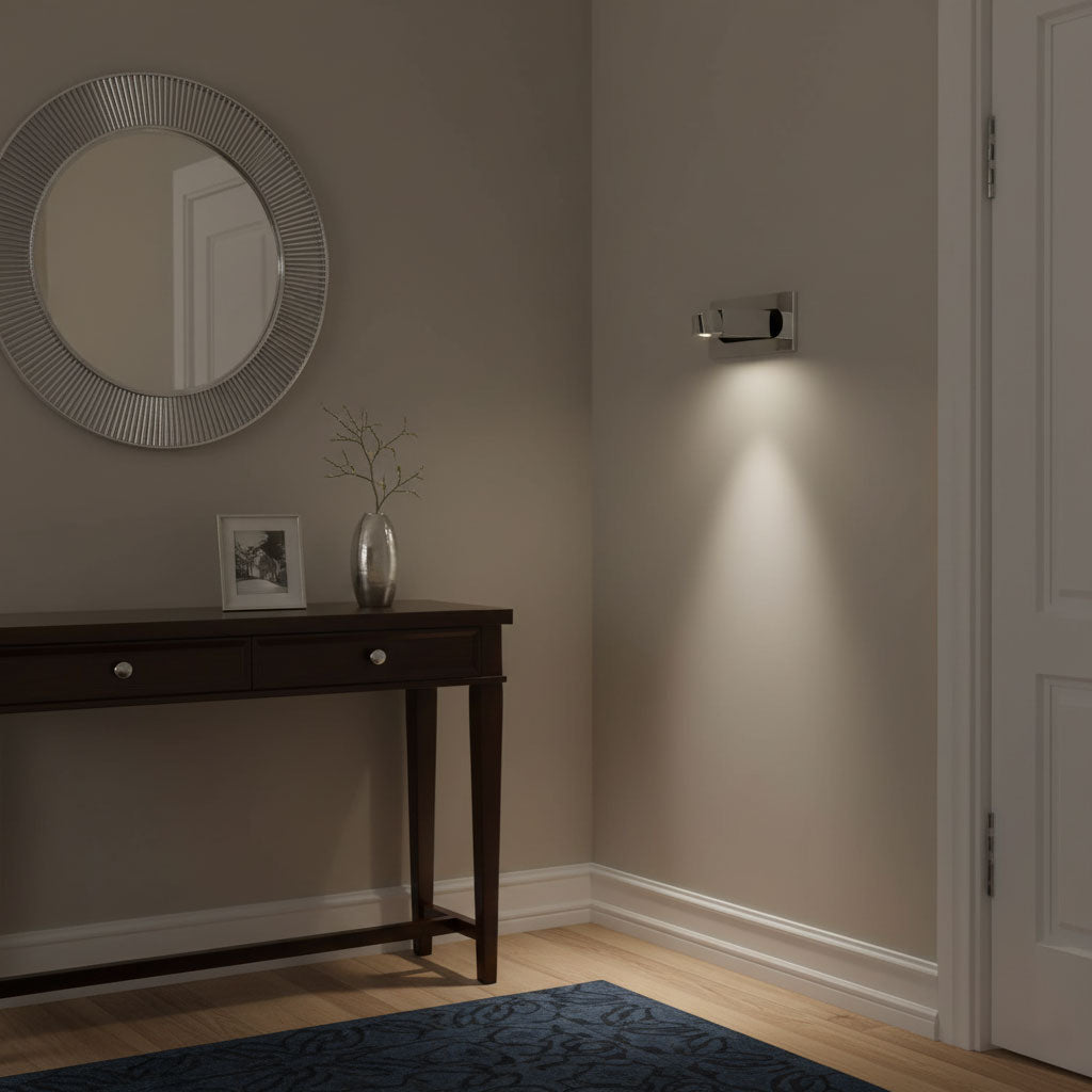Kinkiet LED do Czytania przy Łóżku 19 x 8 cm – widok produktu 12 | Nuvira Home
