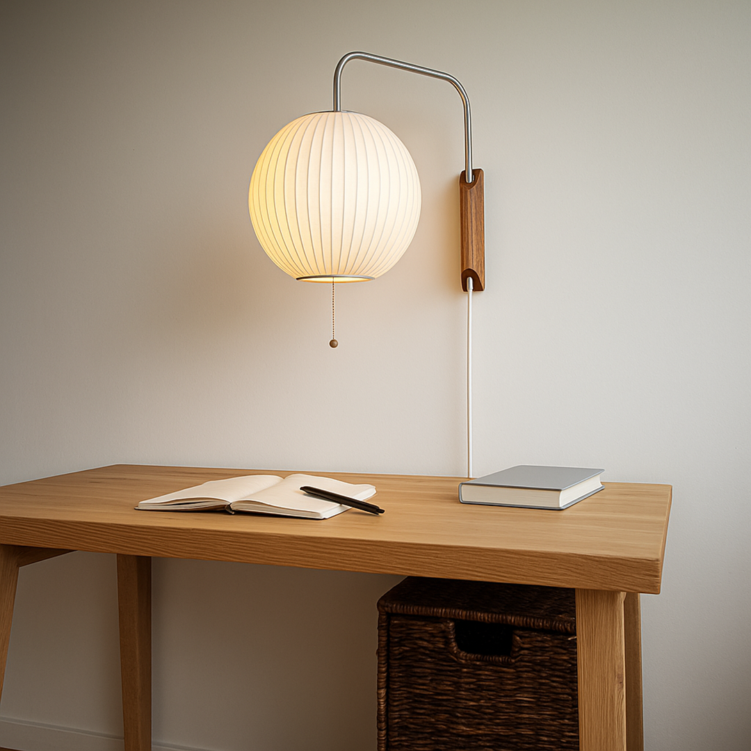 Kinkiet w stylu Mid-Century – Do dekoracji sypialni – widok produktu 3 | Nuvira Home