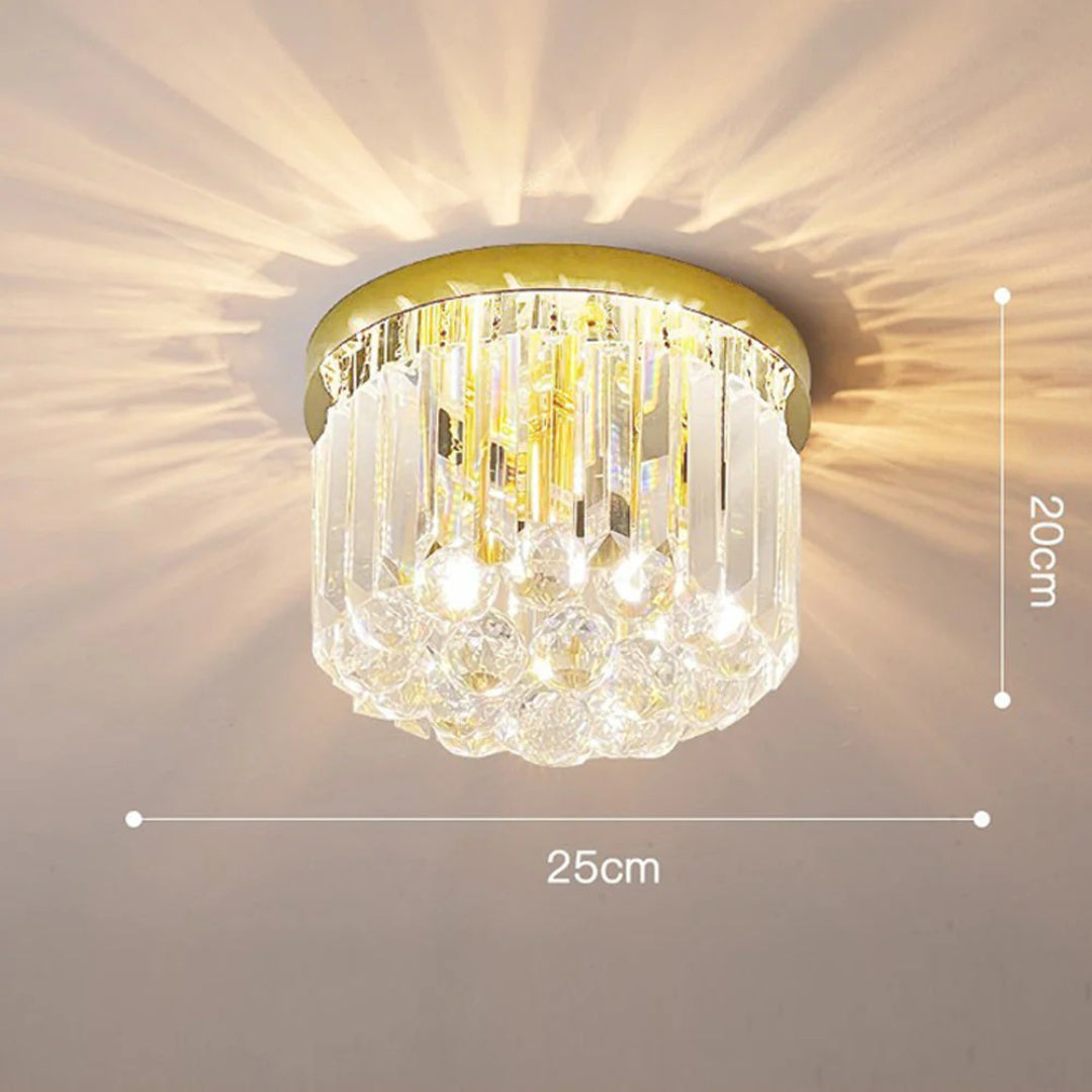 Klasyczna kryształowa lampa sufitowa – widok produktu 17 | Nuvira Home